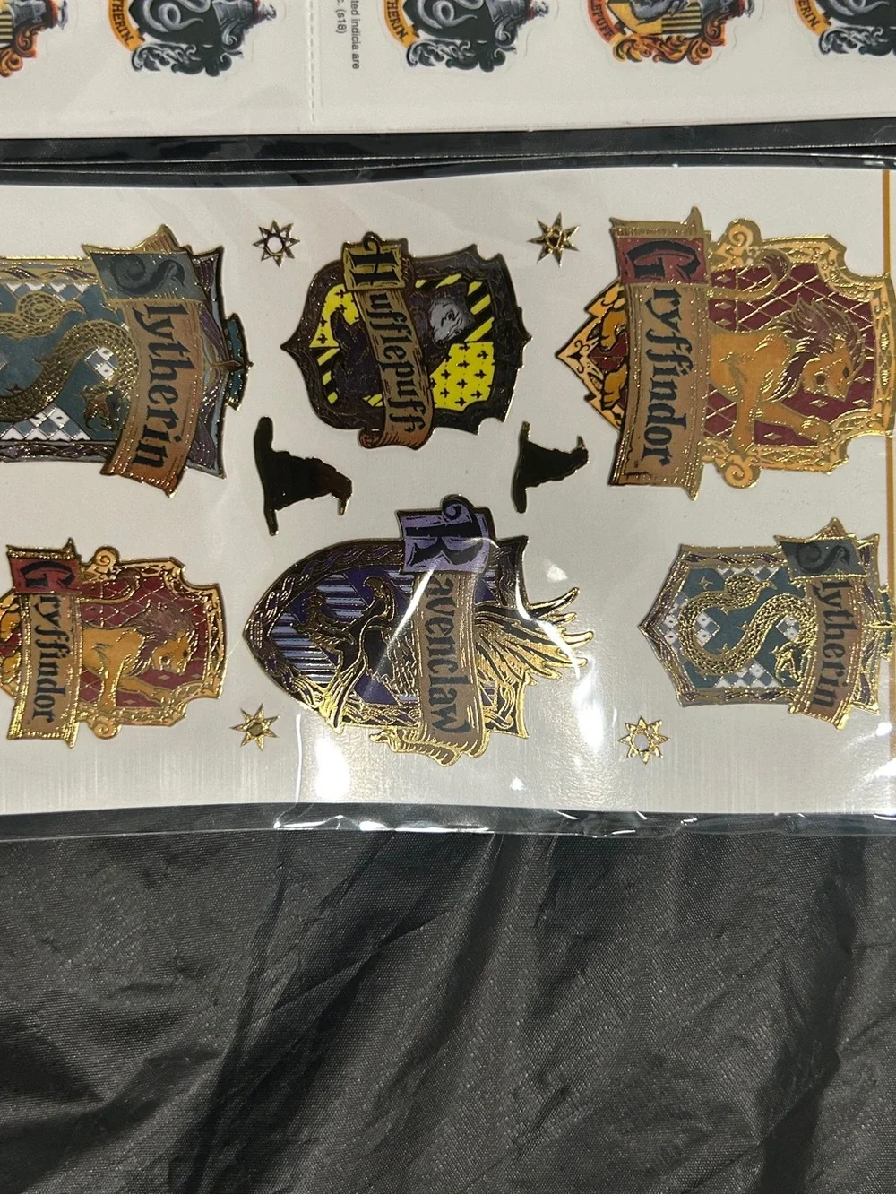 Harry Potter Gold House Crest Sticker Sheets - Multi-Color